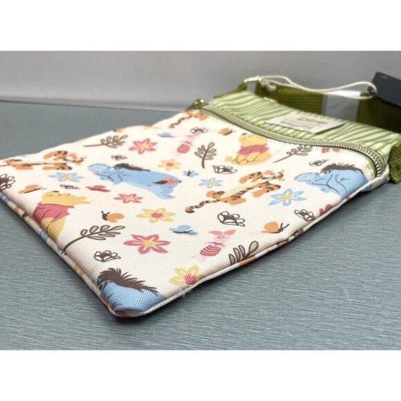 Loungefly Disney Winnie The Pooh Floral Passport Crossbody Bag - Picture 8 of 11